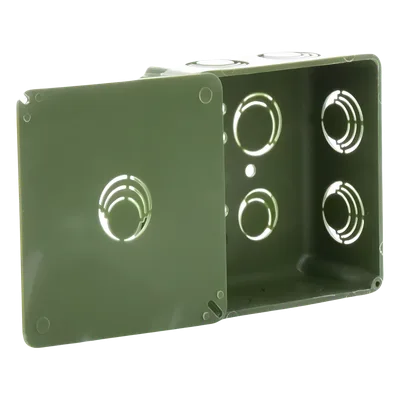 Caja Cuadrada con Tapa / PVC Conduit 1 pulgada / Norma NMX-E-012 / Autoextinguible / Aislante Eléctrico