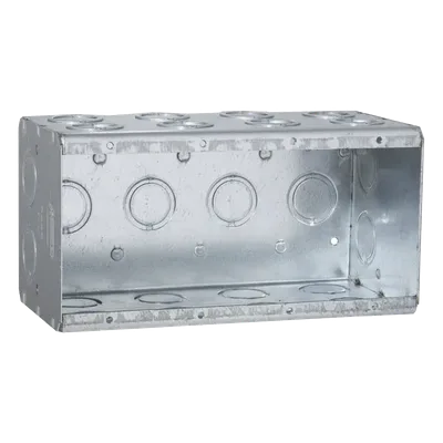 Caja Multigang / 4 Gangs / 3-1/2 Pulgadas (8.89 cm) / 24 Entradas 1/2-3/4 Pulgadas (1.27-1.91 cm)