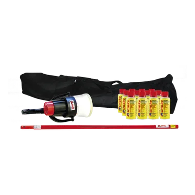 Kit de Prueba de Detectores de Humo / Extensión 1.2 m (3.9 ft) / Dispensador 4" / 12 Latas M8 / Altura Máxima 3 m (9.8 ft)