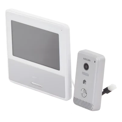 Kit de Videoportero IP / Monitor Wi-Fi / Apertura Remota por App / Alimentación 110 VCA / Diseño Compacto