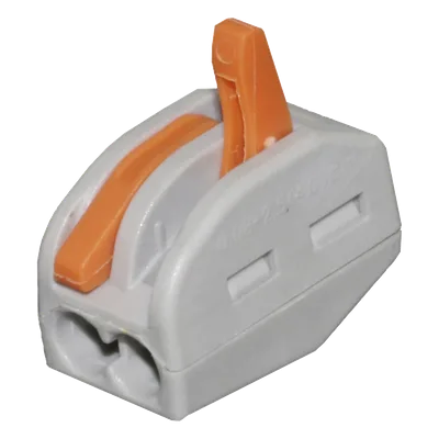Conector de Presión / 1 Entrada 1 Salida / 12AWG-28AWG / 250V 32A / -20°C a 70°C / 0.47 x 0.83 x 0.59 in