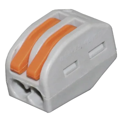 Conector de Presión / 1 Entrada 1 Salida / 12AWG-28AWG / 250V 32A / -20°C a 70°C / 0.47 x 0.83 x 0.59 in
