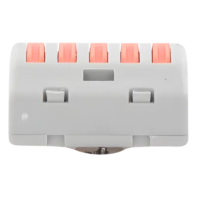 Conector de Distribución Eléctrica / 1 Entrada 4 Salidas / 250V 32A / 12AWG-28AWG / 2.6 x 2.1 x 1.5 cm (1.02 x 0.83 x 0.59 in)