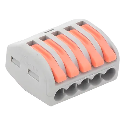 Conector de Distribución Eléctrica / 1 Entrada 4 Salidas / 250V 32A / 12AWG-28AWG / 2.6 x 2.1 x 1.5 cm (1.02 x 0.83 x 0.59 in)