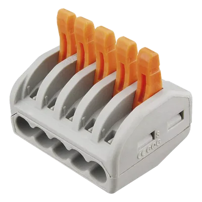 Conector de Distribución Eléctrica / 1 Entrada 4 Salidas / 250V 32A / 12AWG-28AWG / 2.6 x 2.1 x 1.5 cm (1.02 x 0.83 x 0.59 in)
