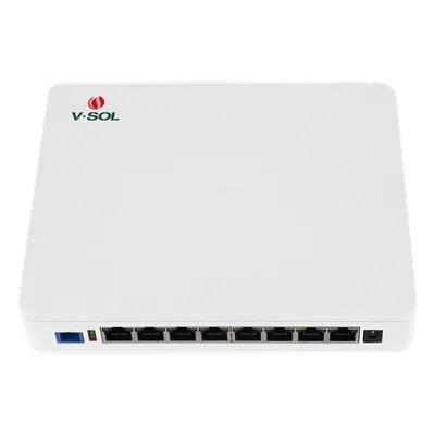 ONU Dual EPON/GPON / 8 Puertos PoE 802.3at Gigabit / Wi-Fi Doble banda 2.4 y 5 GHz / 1 Puerto SC/UPC / 130W / 0.64 x 0.52 x 0.10 ft