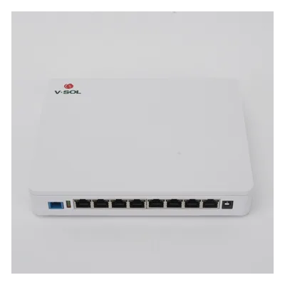 ONU Dual EPON/GPON / 8 Puertos PoE 802.3at Gigabit / Wi-Fi Doble banda 2.4 y 5 GHz / 1 Puerto SC/UPC / 130W / 0.64 x 0.52 x 0.10 ft