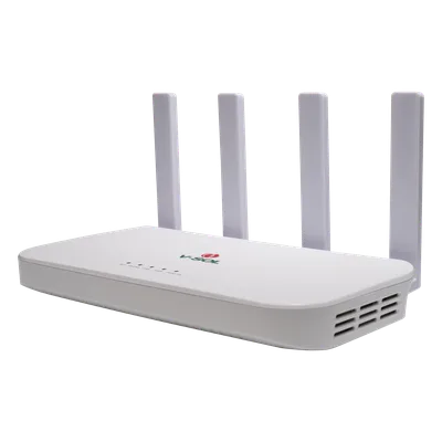 ONU DualMode / Wi-Fi 6 / 4 Puertos Gigabit / 1 Puerto FXS / 1 Puerto PON SC/UPC / USB / 0.82 × 0.48 × 0.12 pies