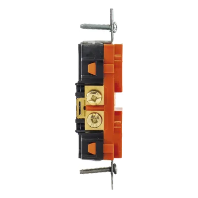 Contacto Dúplex Grado Comercial / 20 A 125 V / NEMA 5-20R / 2 Polos 3 Hilos / Nylon Servicio Extra Pesado / -40°C a 75°C