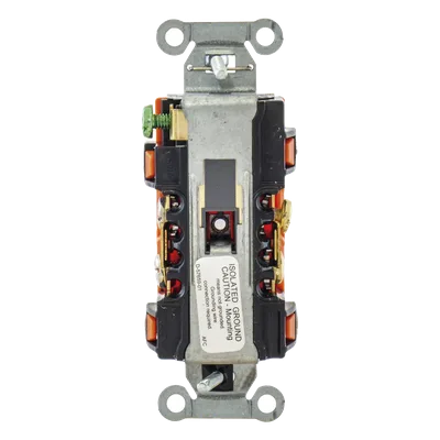 Contacto Dúplex Grado Comercial / 20 A 125 V / NEMA 5-20R / 2 Polos 3 Hilos / Nylon Servicio Extra Pesado / -40°C a 75°C