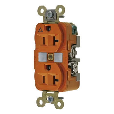 Contacto Dúplex Industrial / 20 A / 125 V / 2 Polos 3 Hilos / NEMA 5-20R / IP54 / Operación -40°C a 75°C (-40°F a 167°F)