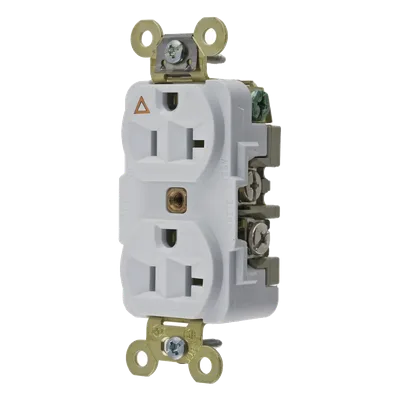 Contacto Dúplex Industrial / 20 A / 125 V / 2 Polos 3 Hilos / NEMA 5-20R / Grado Pesado
