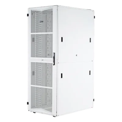Gabinete para Centros de Datos / 42 UR / 600 mm Ancho / 1070 mm Profundidad (3.5 pies) / Acero / Blanco