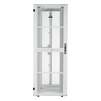 Gabinete para Centros de Datos / 42 UR / 600 mm Ancho / 1070 mm Profundidad (3.5 pies) / Acero / Blanco