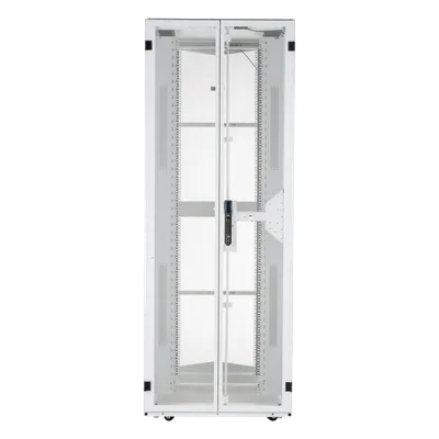 Gabinete para Centros de Datos / 42 UR / 600 mm Ancho / 1070 mm Profundidad (3.5 pies) / Acero / Blanco