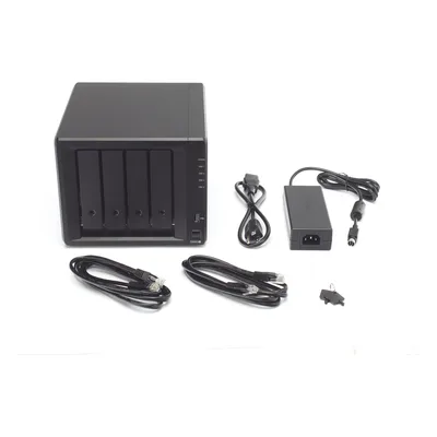 Servidor NAS de 4 Bahías (Expandible a 9 Bahías) / Hasta 162 TB / Servicio Nube Gratis (P2P) / Administración Remota y Respaldo Programado