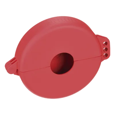 Dispositivo de Bloqueo LOTO / Válvulas de Compuerta / 3 a 6.5" / Polipropileno / -40°C a 101°C / Rojo