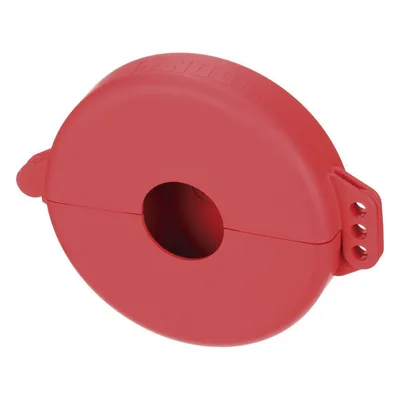 Dispositivo de Bloqueo LOTO / Válvulas de Compuerta / 3 a 6.5" / Polipropileno / -40°C a 101°C / Rojo