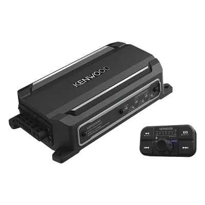 Amplificador Clase D Marine / 4 Canales / 600 W Máxima / 50 W x 4 RMS a 4Ω / Bluetooth / IPX7 Sumergible / Control Remoto