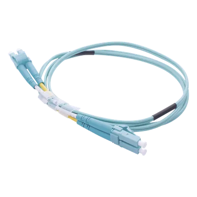 Jumper de Fibra Óptica / OM4 50/125 / LC-LC Dúplex / OFNR Riser / 2.0 mm / 1 m (3.28 pies)