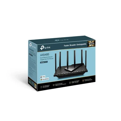 Router Wi-Fi 6 / AX5400 / 6 Flujos MU-MIMO / OFDMA / 4x4 HT160 / USB 3.0 / 5 Puertos Gigabit