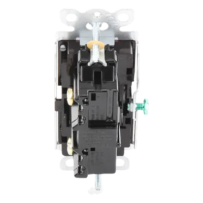Interruptor de Pared / Un Polo / Paleta Grande / 15 A / 120/277 V / Cargas Generales y Motor / Sin Atenuación
