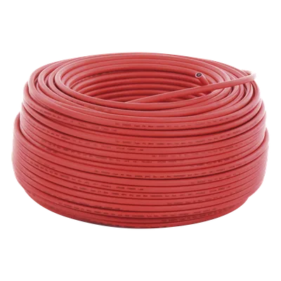 Cable Fotovoltaico / 6 mm² (10 AWG) / Cobre / 2000V / Rango -40°C a 120°C / Rojo / Rollo 100 m (328.1 ft)