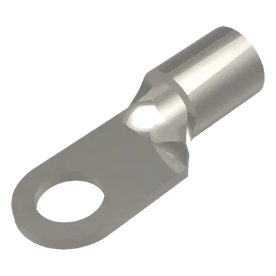 Terminal de Anillo / Barril Largo / 3/8 in (10 mm) / 12-10 AWG / Cobre Galvanizado