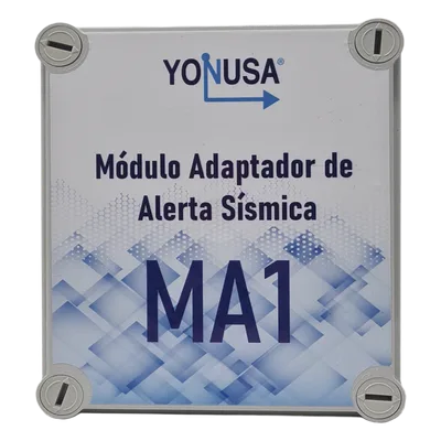 Módulo Adaptador para Alerta Sísmica / Fuente 13.5VDC 2A / Respaldo 7 Días / Entrada AC 127/220V / Conector 3.5 mm
