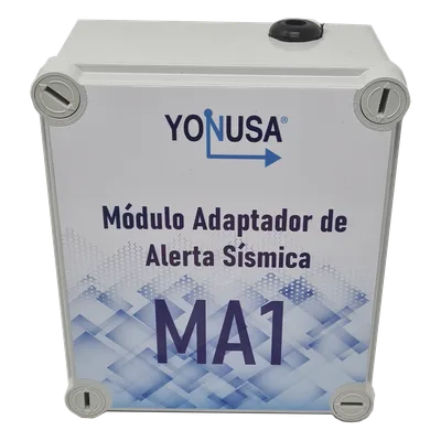 Módulo Adaptador para Alerta Sísmica / Fuente 13.5VDC 2A / Respaldo 7 Días / Entrada AC 127/220V / Conector 3.5 mm
