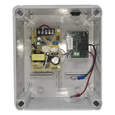 Módulo Adaptador para Alerta Sísmica / Fuente 13.5VDC 2A / Respaldo 7 Días / Entrada AC 127/220V / Conector 3.5 mm