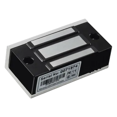 Chapa Magnética Electromagnética / 40 kg (88 lbs) / 12VCC / 24VCC / Aluminio Anodizado / 70 x 36.5 x 24 mm