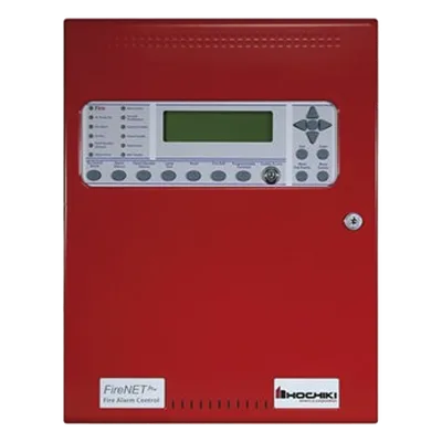 Panel de Detección de Incendio Direccionable / 1 Lazo SLC Expandible a 2 / 254 Puntos por Lazo / LCD 320 Caracteres / RS-485 / 120V / Rojo