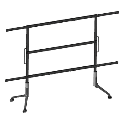 Montaje de Piso Móvil / Pantalla All-In-One 135" / Carga 300 kg (661.39 lb) / Acero SGCC y Aluminio AL6061 / Ruedas con Seguro