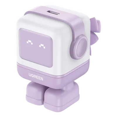 Cargador de Pared / 30W / USB-C PD3.0 PPS / GaN / Pantalla LED Interactiva / Material Ignífugo UL94-V0