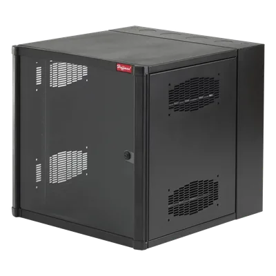 Gabinete de Pared 19 UR / 600mm Ancho (1.97ft) / 637mm Profundidad (2.09ft) / Ventana de Seguridad / Rieles Roscados #10-32