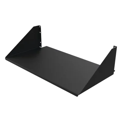 Charola para Rack 19" / Acero Sólido Calibre 16 / Capacidad de Carga 68 kg (150 lb) / 3 UR / Instalación Frontal o Trasera