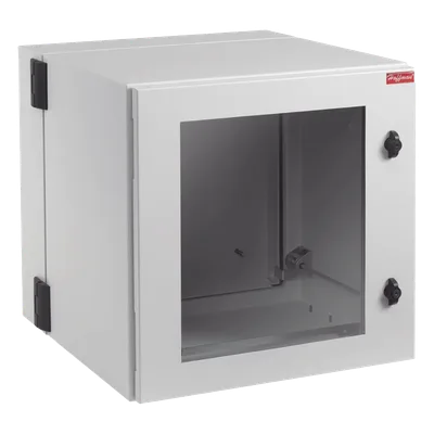 Gabinete Industrial / 12 UR / NEMA 12 / IP55 / IK10 / Montaje en Pared / 24x24x30 pulgadas / Acero / Ventana Abatible