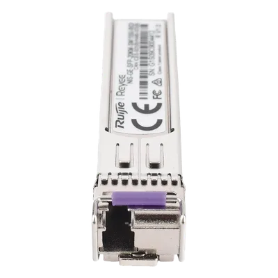 Transceptor SFP Industrial / 1 Gigabit / BIDI Monomodo / 20 km (65,616 ft) / TX 1550 nm / RX 1310 nm / -40 a 85 °C / LC