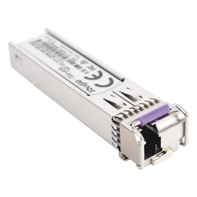 Transceptor SFP Industrial / 1 Gigabit / BIDI Monomodo / 20 km (65,616 ft) / TX 1550 nm / RX 1310 nm / -40 a 85 °C / LC