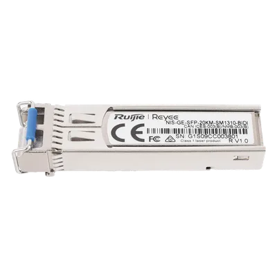 Transceptor SFP Industrial / BIDI Monomodo / 1 Gbps / 20 km (65616.80 ft) / TX 1310 nm / RX 1550 nm / Hot Swapping / -40° a 85° C