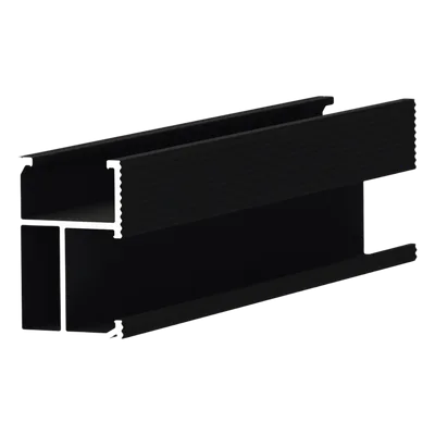 Riel de Montaje Fotovoltaico / Aluminio Anodizado Negro / Longitud 2700 mm (8.9 ft) / Estructura Modular / Resistente a Clima Extremo