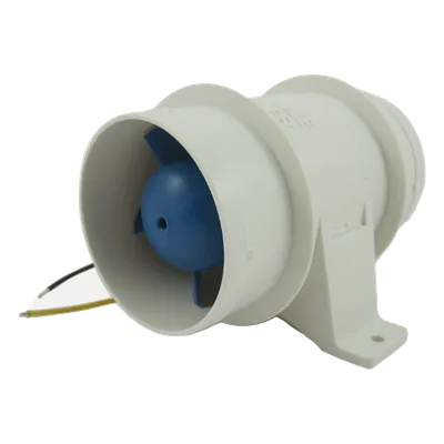 Soplador de aire / 3 pulg (76 mm) / 135 CFM / 13.6 VCC / 2.9 A / Cuerpo niquelado anticorrosión