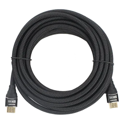 Cable HDMI / 5m (16.40 ft) / 18Gbps / 4K@60Hz / HDMI 2.0 / Conectores Oro 24K / Redondo / 28AWG
