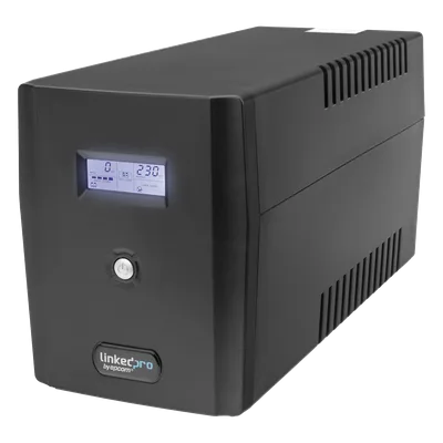 UPS de Línea Interactiva / 1500 VA / 900 W / 8 Tomas NEMA 5-15R / Pantalla LCD / AVR Boost/Buck / Protección RJ45