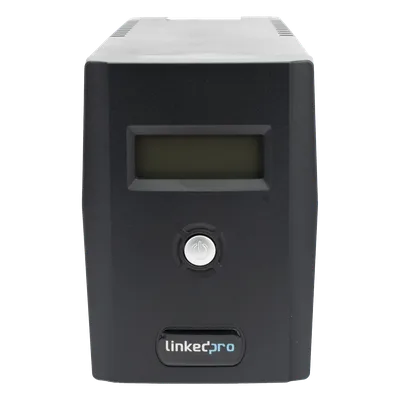 UPS 800VA/480 W Pantalla LCD / Línea Interactiva 120Vca / 6 tomas 5-15R (4 Respaldadas) / Regulación de Voltaje / Protección RJ45