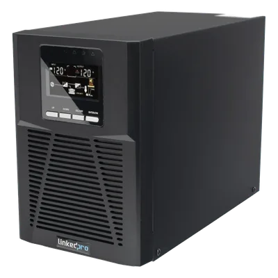 UPS Online Doble Conversión / 1000 VA / 900 W / Rack-Torre 2U / Onda Senoidal Pura / 3 Salidas NEMA 5-15R / AVR Boost y Buck