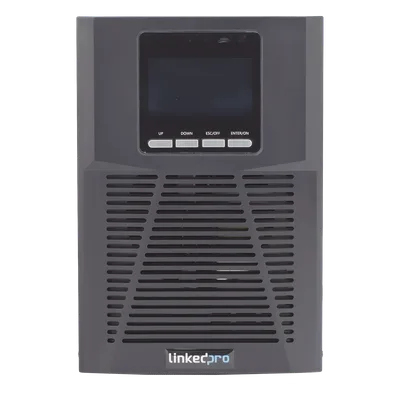 UPS Online Doble Conversión / 1000 VA / 900 W / Rack-Torre 2U / Onda Senoidal Pura / 3 Salidas NEMA 5-15R / AVR Boost y Buck