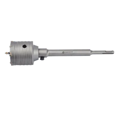 Broca Pasamuros SDS / 65 mm / Extensión 220 mm / Triple Filo / Carburo de Cobalto / Concreto