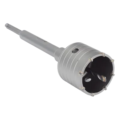 Broca Pasamuros SDS / 65 mm / Extensión 220 mm / Triple Filo / Carburo de Cobalto / Concreto